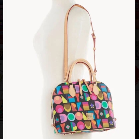 NEW! Dooney & Bourke
Art Deco Zip Satchel Bag - Picture 12 of 14